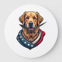 Patriotic Retriever Pride Vintage Dog Shirt 4