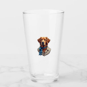 Patriotic Retriever Pride Vintage Dog Shirt Glass