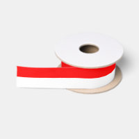 Patriotic Ribbon with Flag of Indonesia