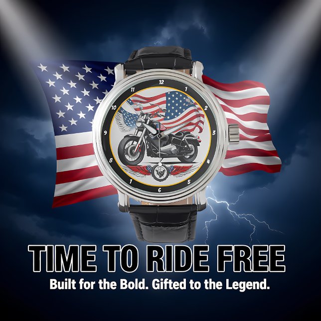 Patriotic Ride, American Flag Watch. Watch (Creator Uploaded)