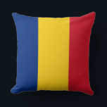 Patriotic Romania flag Romanian Cushion<br><div class="desc">Patriotic Romania flag Drapelul României
The colours of the national flag of Romania in Romanian: Drapelul României have a long history. Red,  yellow and blue were found on late 16th-century royal grants of Michael the Brave,  as well as shields and banners. #rumania #rumanian #flag #patriotic</div>