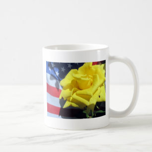 Patriotic Rose Coffee Mug