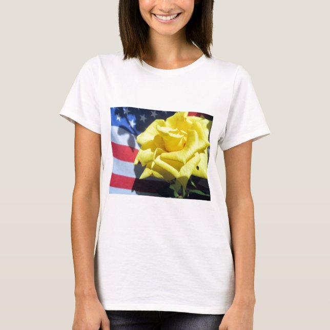Patriotic Rose T-Shirt (Front)