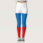 Patriotic Russian Pan Slavic flag Leggings<br><div class="desc">Patriotic Russian Pan Slavic flag Russian flag is composed of three horizontal stripes of equal width. Red, blue and white are considered traditional Pan-Slavic colours and wide number of states adopted them in the 19th century since Russia was at that time the only independent Slavic state. #russia #russian #slavic #patriotic...</div>