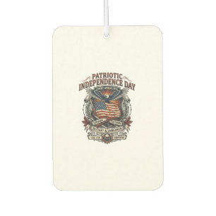 Patriotic Rust Flag Survivor Zombie Apocalypse Fre Car Air Freshener