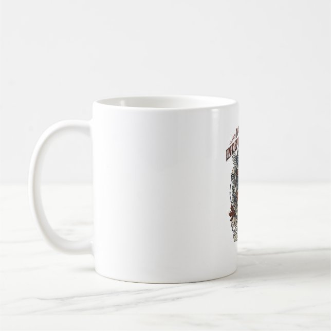 Patriotic Rust Flag Survivor Zombie Apocalypse Fre Coffee Mug (Left)