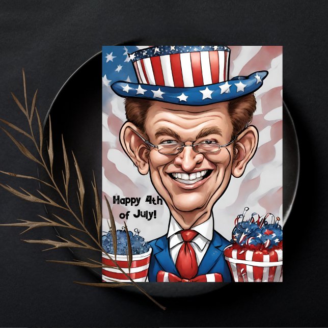 Patriotic Salute Holiday Postcard (Creator Uploaded)