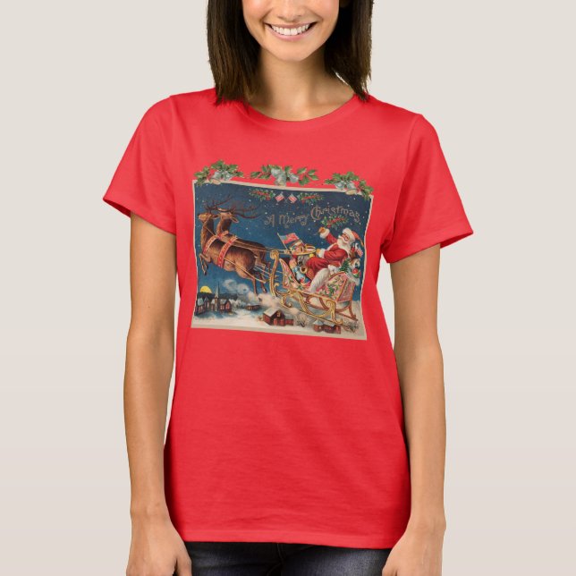 Patriotic Santa T-Shirt (Front)