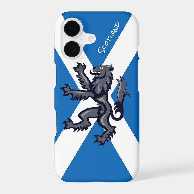 Patriotic Scotland Case, Scottish Flag, Rampant (Back)