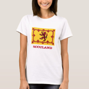 Patriotic Scottish Flag & Rampant Lion, Scotland T-Shirt