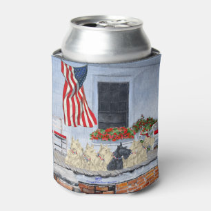 Patriotic Scottish Terriers Can Cooler