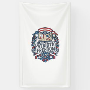 Patriotic Scrapbooker Vector Graphic Tee_1 Banner