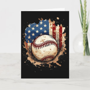 Patriotic Sell 4th Of July Men Usa American Flag B Card