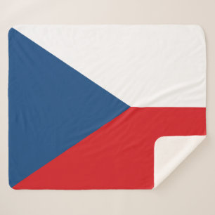 Patriotic Sherpa Blanket with Czechia flag