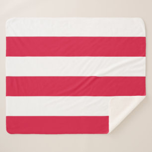 Patriotic Sherpa Blanket with Poland flag