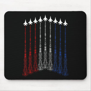 Patriotic Shirts For Men Jet 4th Of July Shirts Fo Mouse Pad