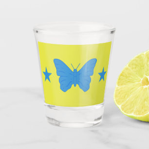 Patriotic shot glass with flag of Bady Bassit
