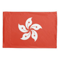 Patriotic Single Pillowcase flag of Hong Kong