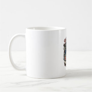 Patriotic Skeleton Cowboy Dark Patriot Skeleton & Coffee Mug