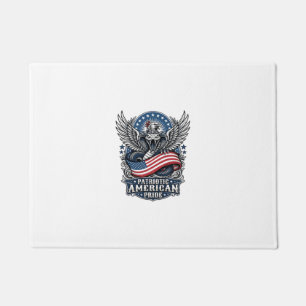Patriotic Snake Skull Liberty Beast Animal Hybrid  Doormat