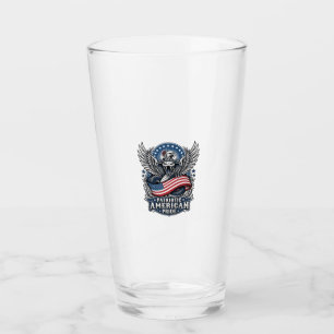 Patriotic Snake Skull Liberty Beast Animal Hybrid Glass