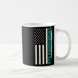 Patriotic Snowboarding Winter Snowboard Snowboarde Coffee Mug