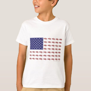Patriotic Snowmobiling T-Shirt