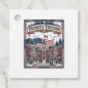 Patriotic Soap Maker Favour Tags