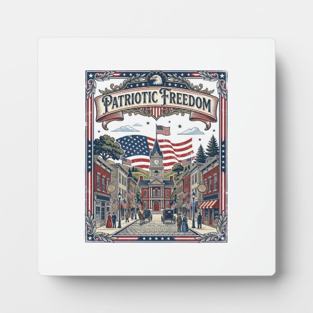 Patriotic Soap Maker Plaque (Front)