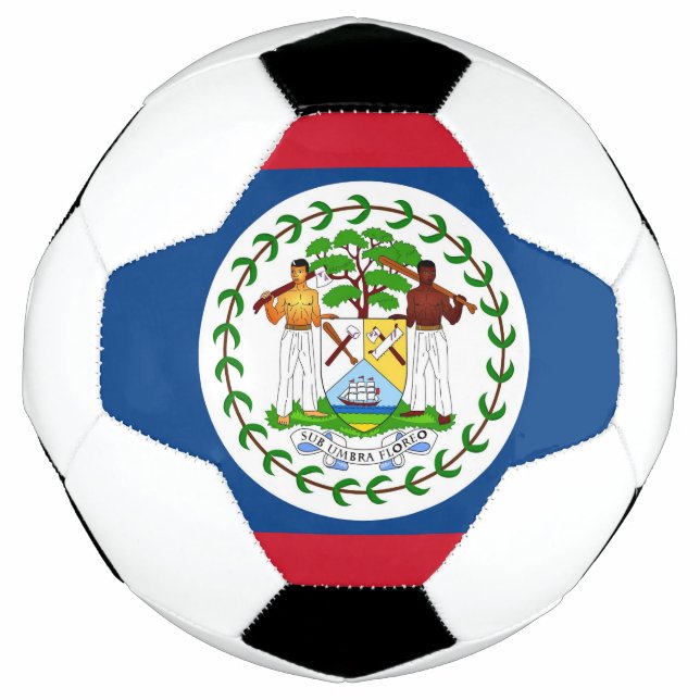 Patriotic Soccer Ball with Belise Flag (Front)