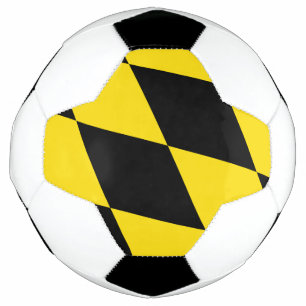 Patriotic Soccer Ball with Flag of Munich