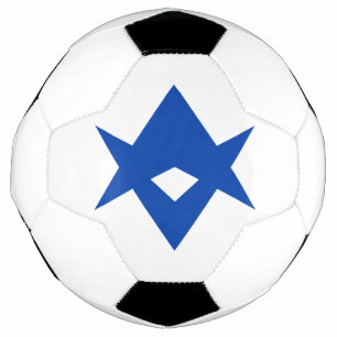 Patriotic Soccer Ball with Flag of Toyota City