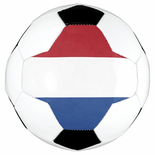 Patriotic Soccer Ball with Netherlands Flag (Front)