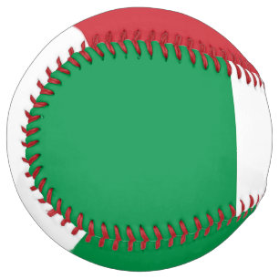 Patriotic Softball with flag of Italy