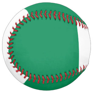 Patriotic Softball with flag of Nigeria