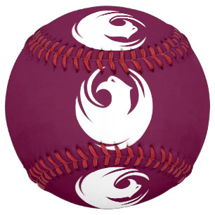 Patriotic Softball with flag of Phoenix City