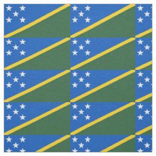 Patriotic Solomon Islands Flag Fabric