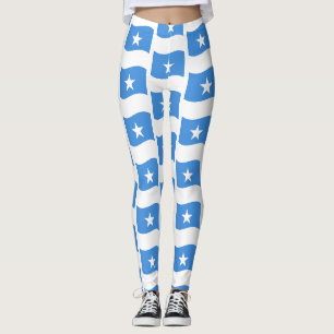 Patriotic Somalia Coastal Summer Flag Leggings