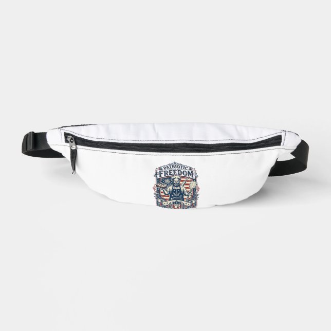 Patriotic Sourdough Baker Bum Bags (Front)