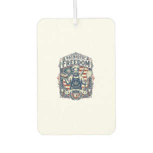 Patriotic Sourdough Baker Car Air Freshener