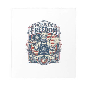 Patriotic Sourdough Baker Notepad