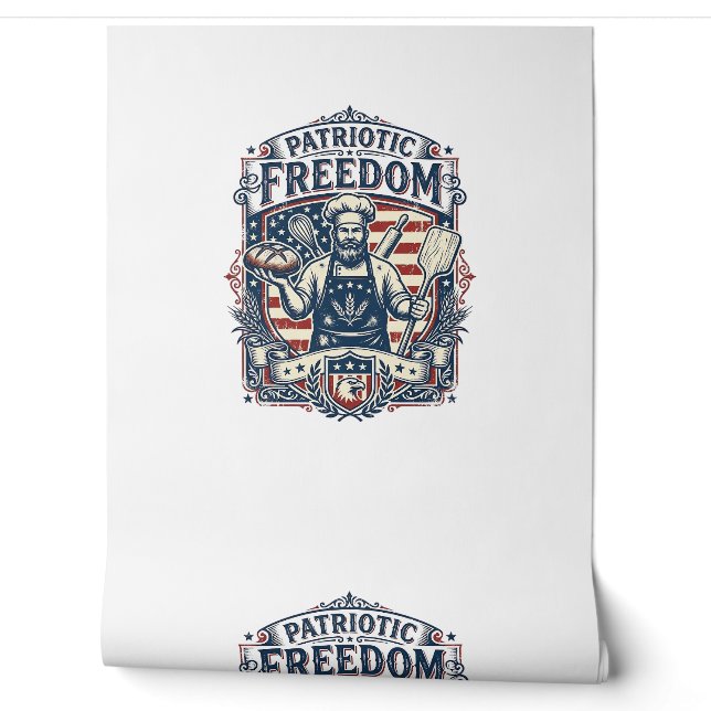 Patriotic Sourdough Baker Wallpaper (Unrolling)