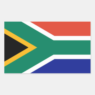 Patriotic South Africa flag Bokke Rectangular Sticker