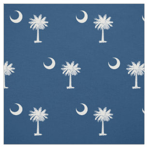 Patriotic South Carolina State Flag Fabric