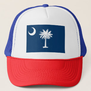 Patriotic South Carolina State Flag Trucker Hat