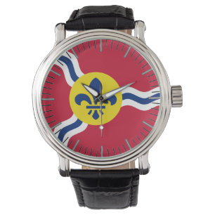 Patriotic, special watch, Flag of St. Louis Watch