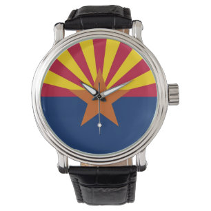 Patriotic, special watch with Flag of Arizona