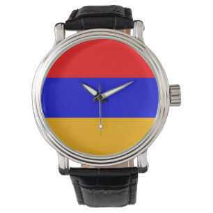 Patriotic, special watch with Flag of Armenia