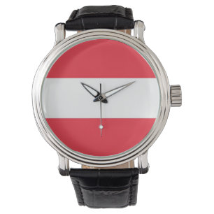 Patriotic, special watch with Flag of Austria
