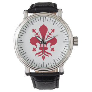 Patriotic, special watch with Flag of Florence